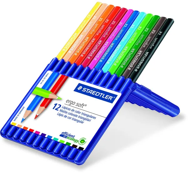 Spalvotas pieštukas Ergosoft ass (12)