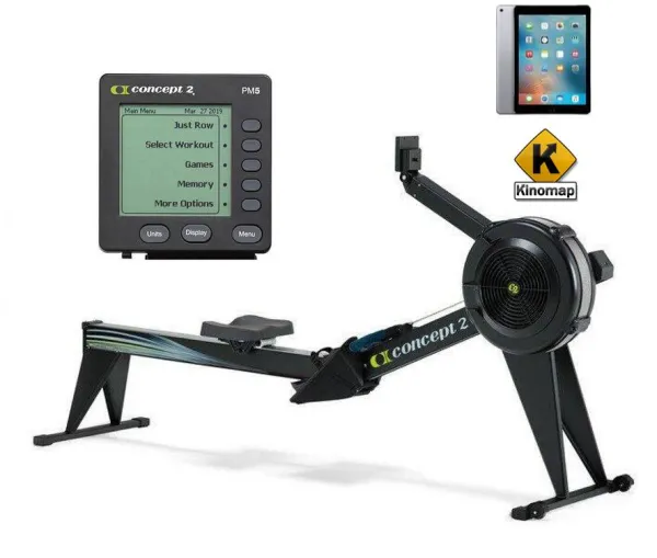 Concept2 Model D PM5 Aukšta Irklavimo mašina Juoda